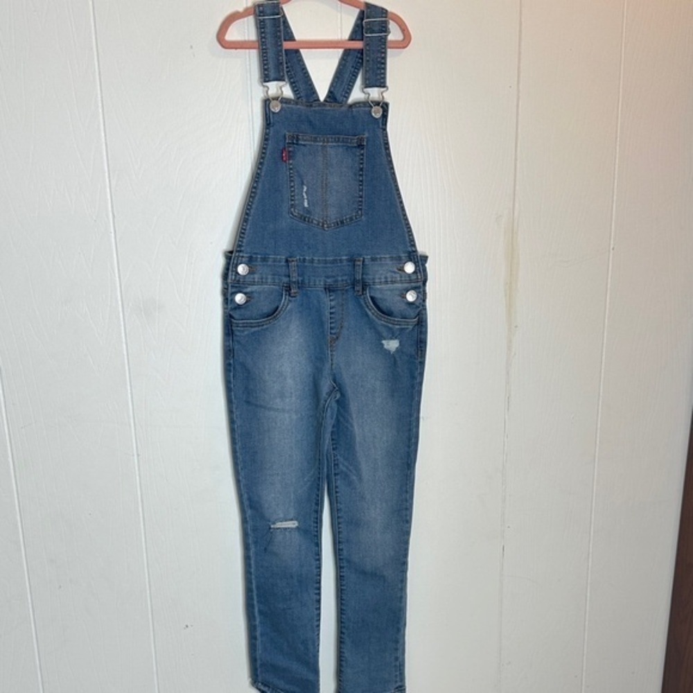 Levi's Blue Denim Kids overalls - Picture 1 of 8